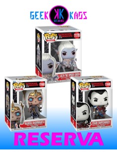 3-PACK - FUNKO POP! DUNGEONS & DRAGONS - VALINDRA 1168, STRAHD 1169, LOLTH 1170