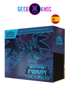 POKEMON TCG - CAJA ENTRENADOR ELITE FUEGOS FANTASMALES ETB ( ESPAÑOL )