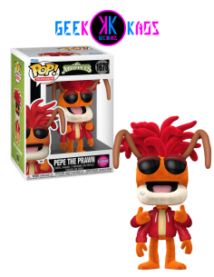FUNKO POP - THE MUPPETS - PEPE THE PRAWN 1678 (FLOCKED)