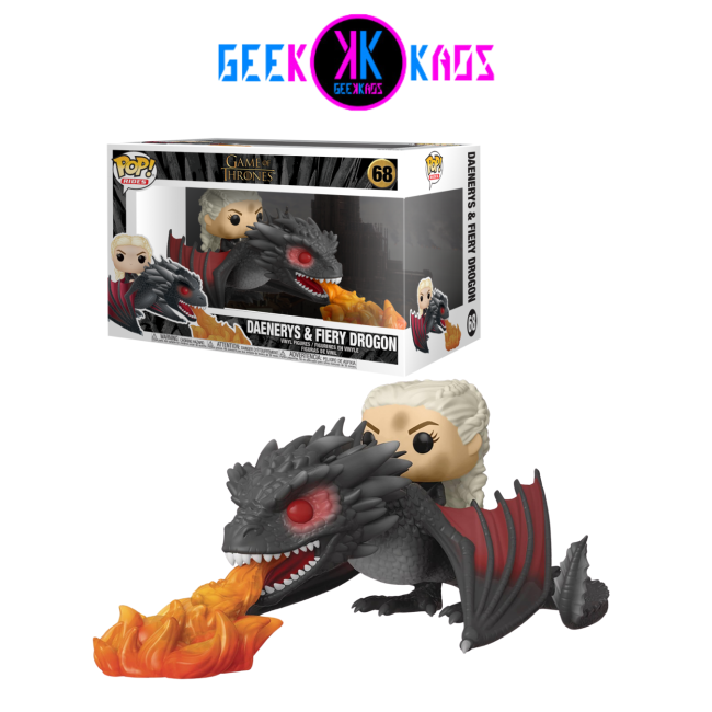 FUNKO POP! RIDES - GAME OF THRONES - DAENERYS & FIERY DROGON 68