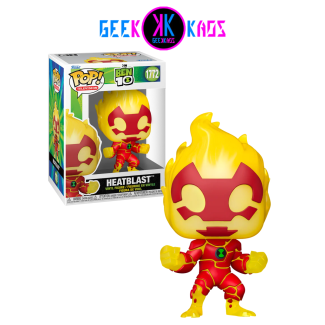 FUNKO POP! - BEN 10 - HEATBLAST 1772