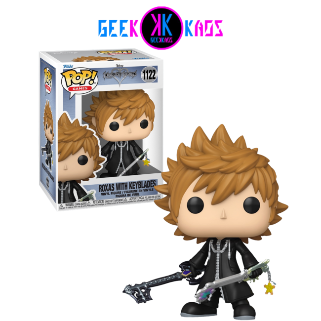 FUNKO POP! - KINGDOM HEARTS - ROXAS WITH KEYBLADES 1122