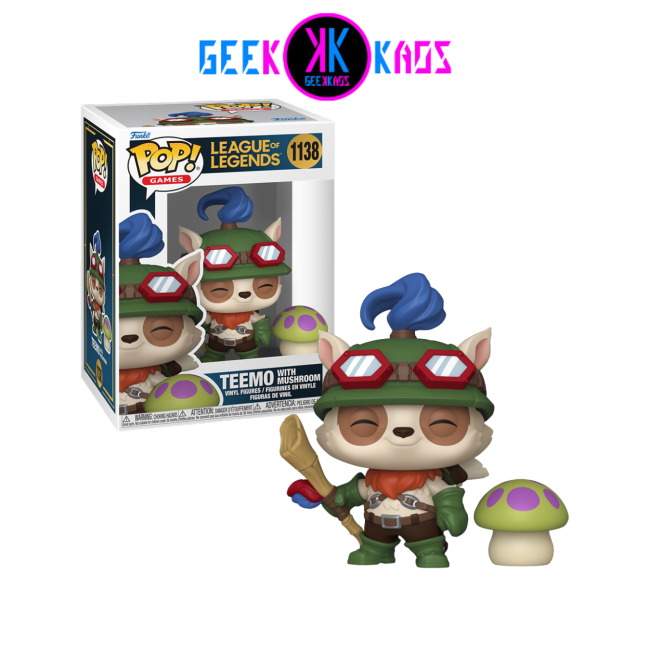 FUNKO POP! - LEAGUE OF LEGENDS - TEEMU WITH MUSHROOM 1138