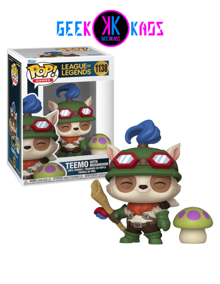 FUNKO POP! - LEAGUE OF LEGENDS - TEEMU WITH MUSHROOM 1138
