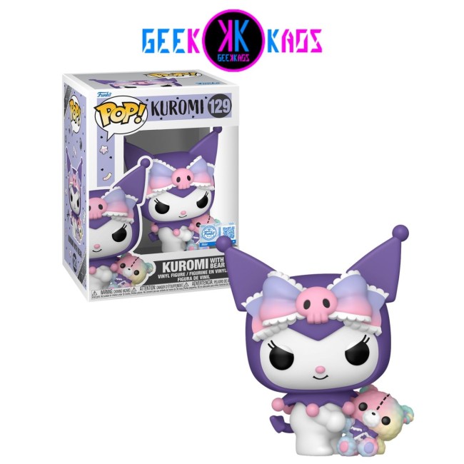FUNKO POP! - KUROMI - KUROMI WITH BEAR 129 (SE)