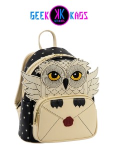 MINI MOCHILA - HARRY POTTER - HEDWIG HOWLER - LOUNGEFLY