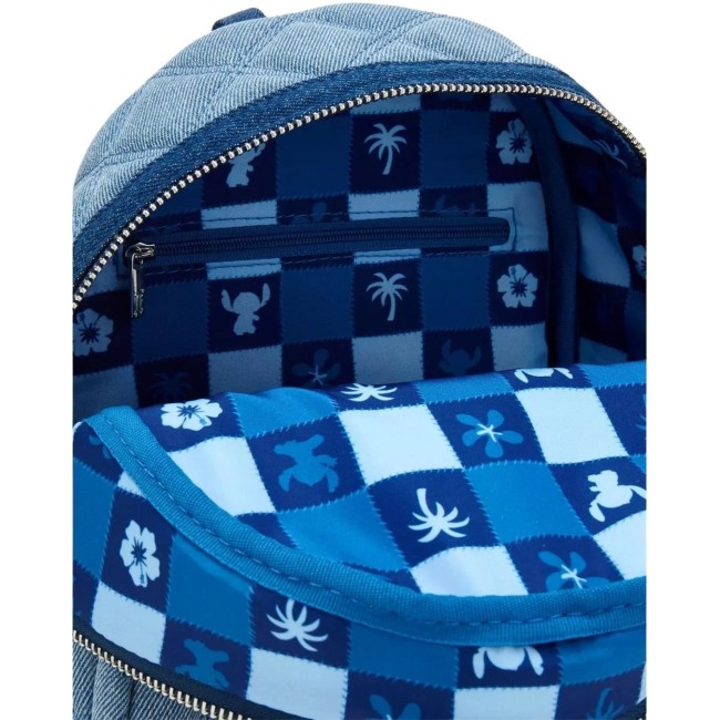 MINI MOCHILA - DISNEY - STITCH (DENIM) - LOUNGEFLY