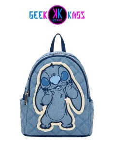 MINI MOCHILA - DISNEY - STITCH (DENIM) - LOUNGEFLY