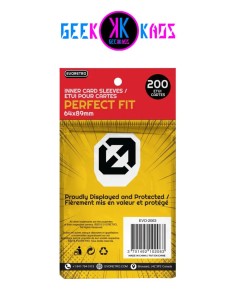 FUNDAS TCG - PERFECT FIT TRANSPARENTES (200 FUNDAS) - EVORETRO