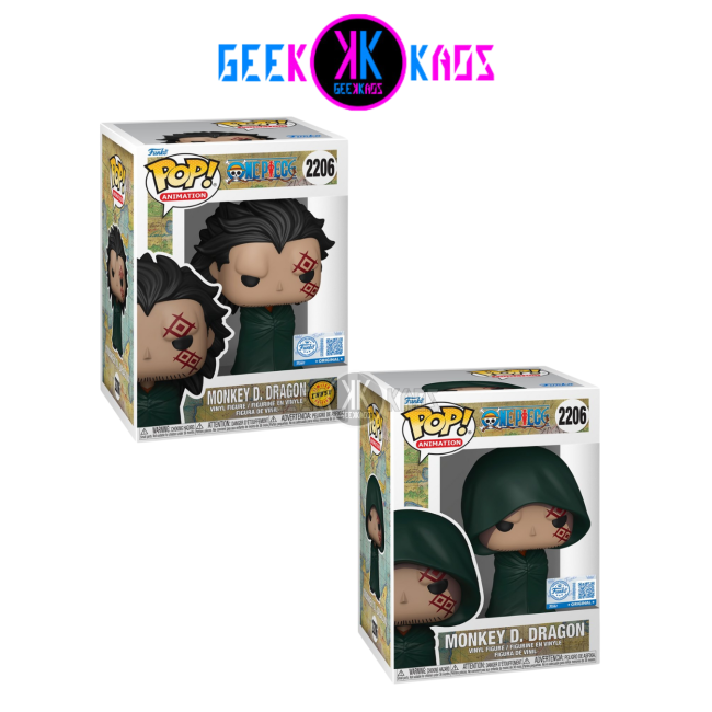 FUNKO POP! - ONE PIECE - MONKEY D. DRAGON 2206 (SE) (BUNDLE)