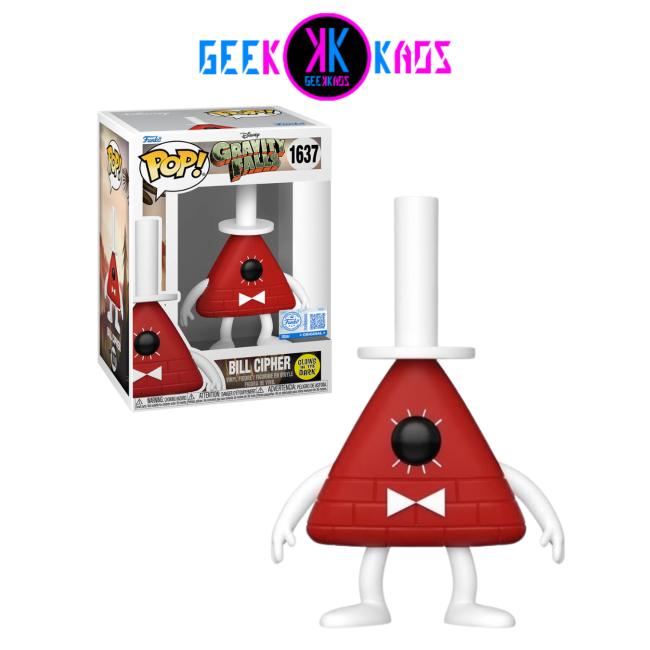 FUNKO POP! - GRAVITY FALLS - BILL CIPHER 1637 (SE) (GITD)