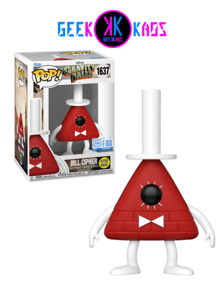 FUNKO POP! - GRAVITY FALLS - BILL CIPHER 1637 (SE) (GITD)
