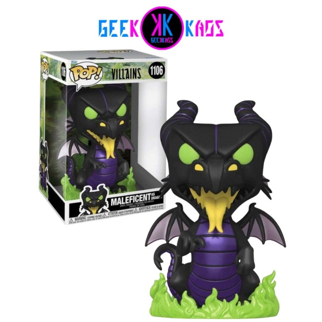 FUNKO POP! - VILLAINS - MALEFICENT AS DRAGON 1106 (JUMBO)