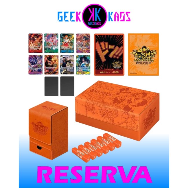 ONE PIECE TCG - JAPANESE 3RD ANNIVERSARY SET - INGLES