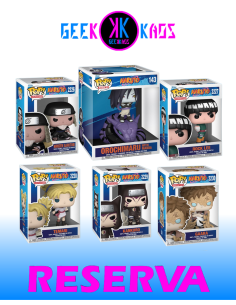 6-PACK - FUNKO POP! - NARUTO - HIRUZI SARUTOBI 2226, ROCK LEE 2227, TEMARI 2228. KANKURO 2229, GAARA 2230, OROCHIMARU 143