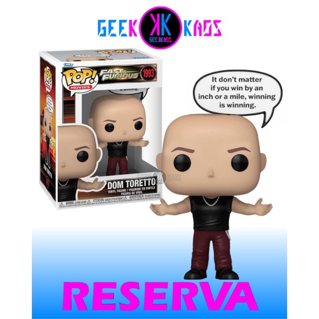 FUNKO POP! - FAST & FURIOUS - DOM TORETTO 1993