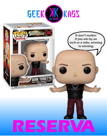 FUNKO POP! - FAST & FURIOUS - DOM TORETTO 1993