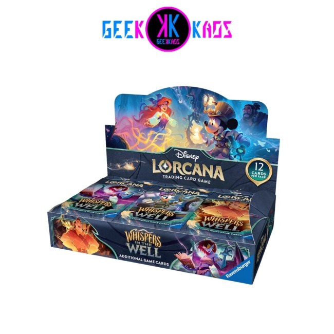 TCG DISNEY LORCANA CHAPTER 10 - WHISPERS IN THE WELL - BOOSTER 24 SOBRES - INGLES