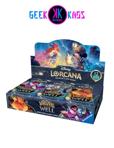 TCG DISNEY LORCANA CHAPTER 10 - WHISPERS IN THE WELL - BOOSTER 24 SOBRES - INGLES