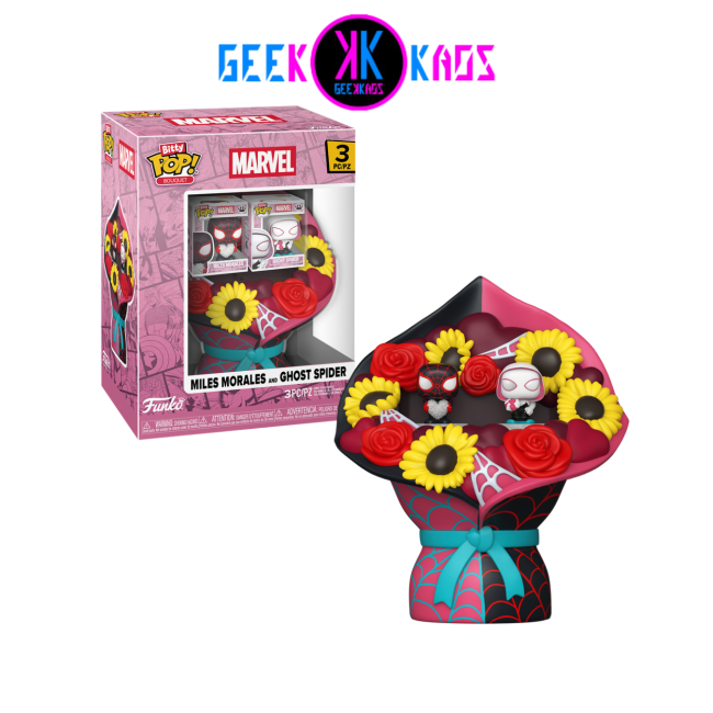 BITTY POP! BOUQUET - MARVEL - MILES MORALES AND GHOST SPIDER