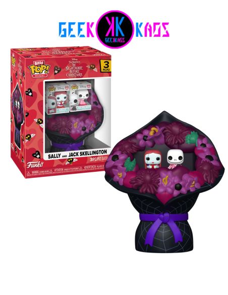 BITTY POP! BOUQUET - THE NIGHTMARE BEFORE CHRISTMAS - SALLY AND JACK SKELLINGTON