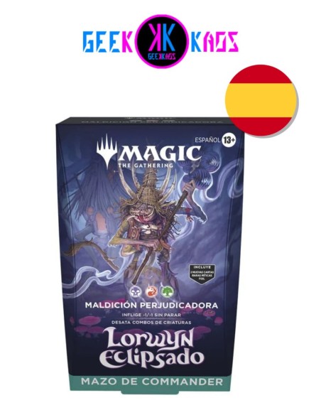 MAGIC: THE GATHERING - LORWYN ECLIPSED - COMMANDER DECK: MALDICION PERJUDICADORA - ESPAÑOL