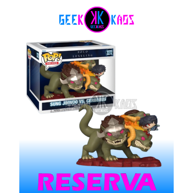 FUNKO POP! DELUX - SOLO LEVELING - JINWOO VS CERBERUS 2272
