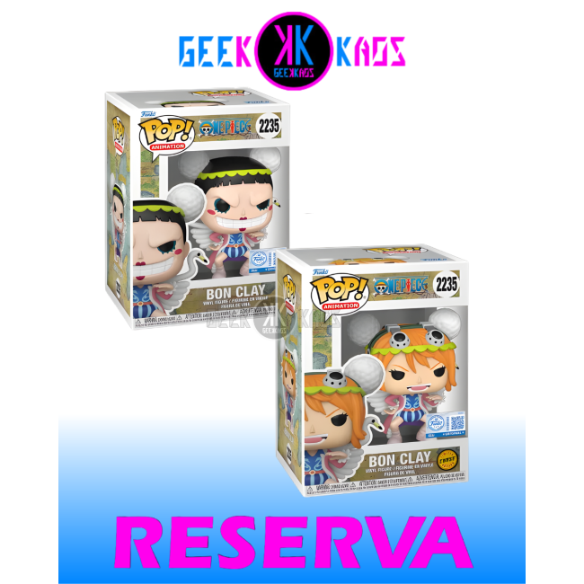 FUNKO POP! - ONE PIECE - BON CLAY 2235 BUNDLE ( REGULAR + CHASE )