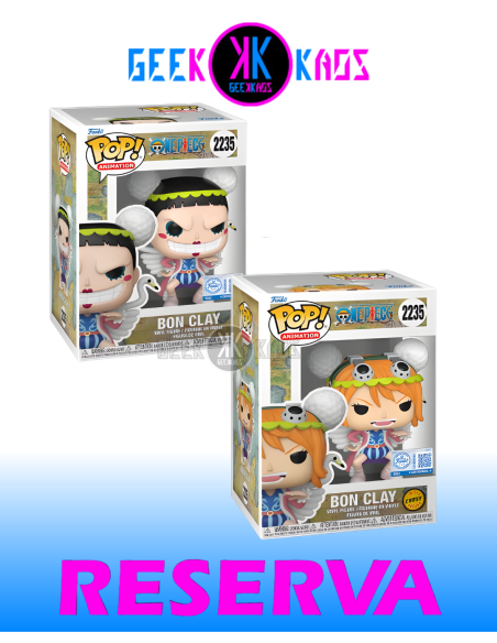 FUNKO POP! - ONE PIECE - BON CLAY 2235 BUNDLE ( REGULAR + CHASE )