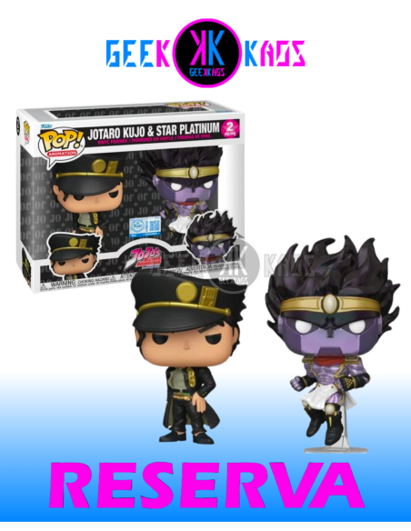 FUNKO POP! - JOJO'S BIZARRE ADVENTURE - JOTARO KUJO & STAR PLATINUM (2-PACK)