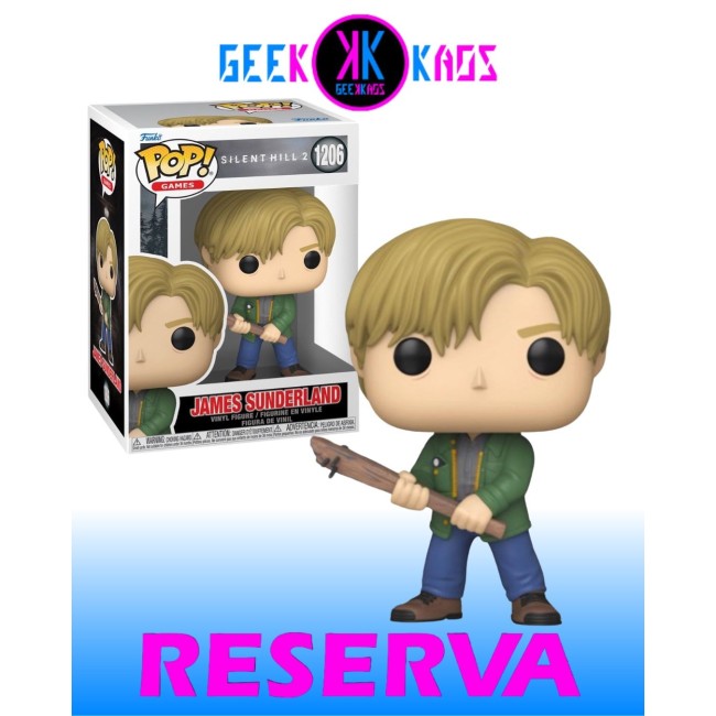 FUNKO POP! - SILENT HILL 2 - JAMES SUNDERLAND 1206