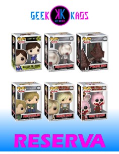 6-PACK - FUNKO POP! - SILENT HILL - ALESSA 1203, NURSE 1204, PYRAMID 1205, JAMES 1206, HEATHER 1208, ROBBIE 1209