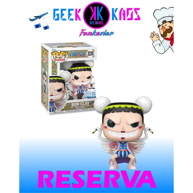 FUNKO POP! - ONE PIECE - BON CLAY 2235 ( CHALICE PRE-RELEASE STICKER )