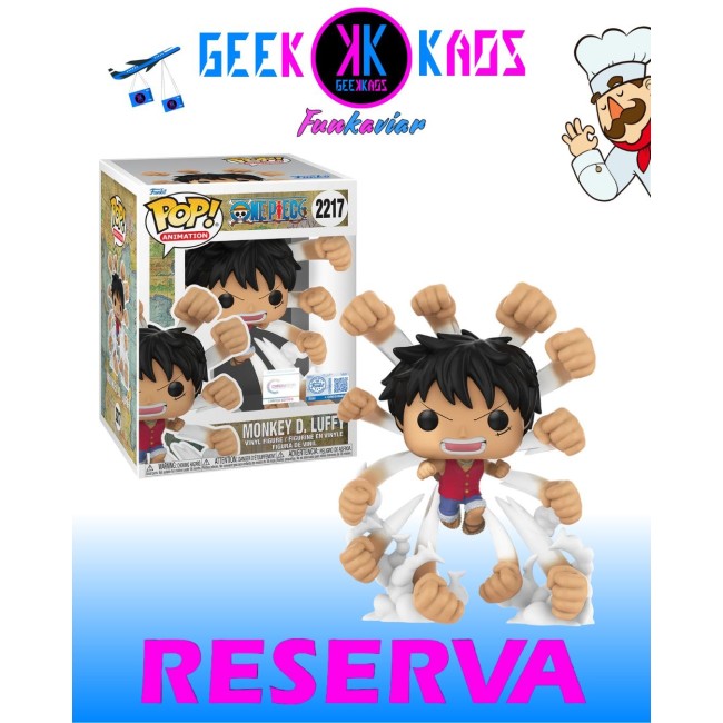 FUNKO POP! - ONE PIECE - MONKEY D. LUFFY 2217 ( CHRONO TOYS STICKER )