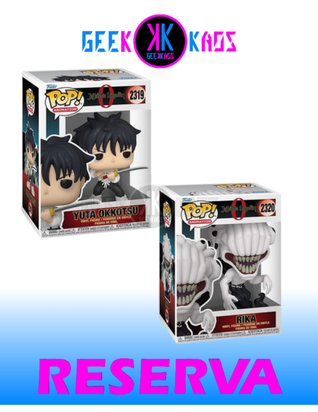 2-PACK FUNKO POP! - JUJUTSU KAISEN - YUTA OKKOTSU 2319,RIKA 2320