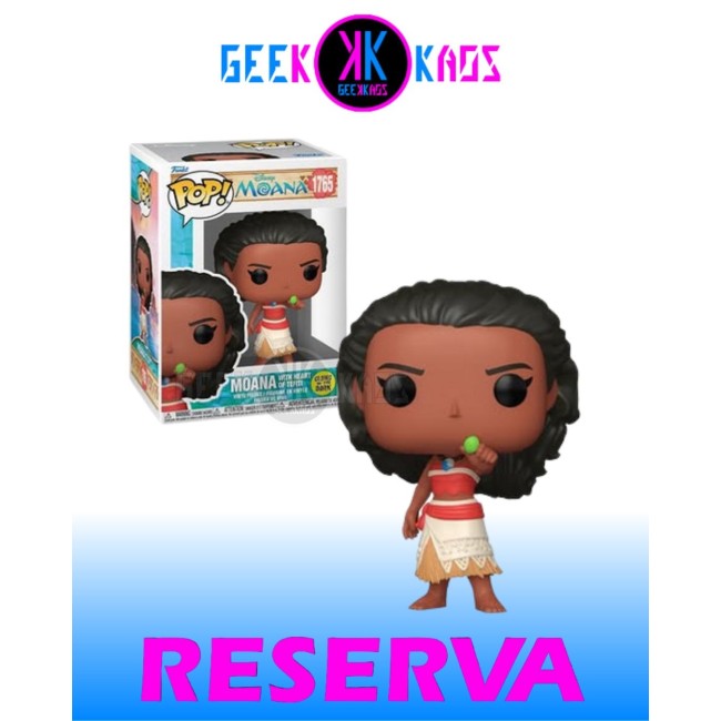 FUNKO POP! - MOANA - MOANA WITH HEART OF TEFITY 1765 (GITD)
