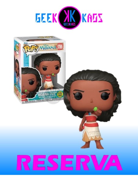 FUNKO POP! - MOANA - MOANA WITH HEART OF TEFITY 1765 (GITD)