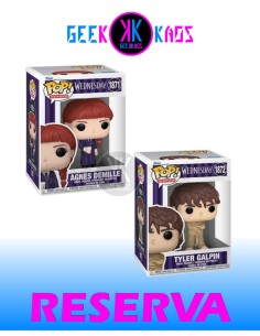 2-PACK - FUNKO POP! WEDNESDAY - AGNES DEMILLE 1871, TYLER GALPIN 1872