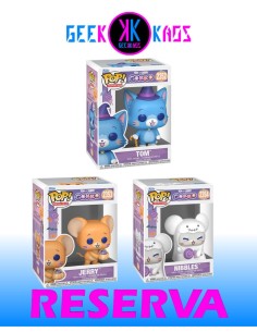 3-PACK - FUNKO POP! - TOM & JERRY GOKKO - TOM 2352, JERRY 2353, NIBBLES 2354