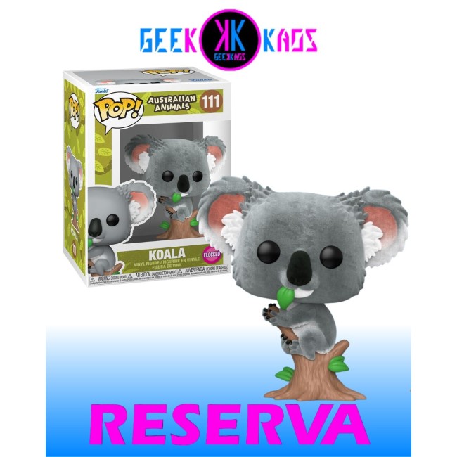 FUNKO POP! - AUSTRALIAN ANIMALS - KOALA 111 (FLOCKED)