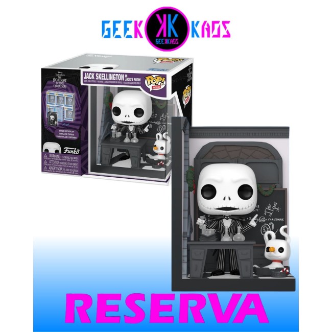 FUNKO POP! NOOK - NIGHTMARE BEFORE CHRISTMAS - JACK SKELLINGTON IN JACK´S ROOM