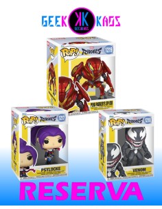 3-PACK - FUNKO POP! MARVEL RIVALS - PSYLOCKE 1217, VENOM 1218, PENI PARKER´S SP/DR 1219
