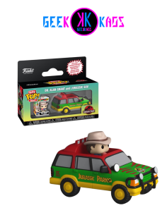 BITTY POP! RIDE - JURASSIC PARK - DR. ALAN GRANT AND JURASSIC SUV