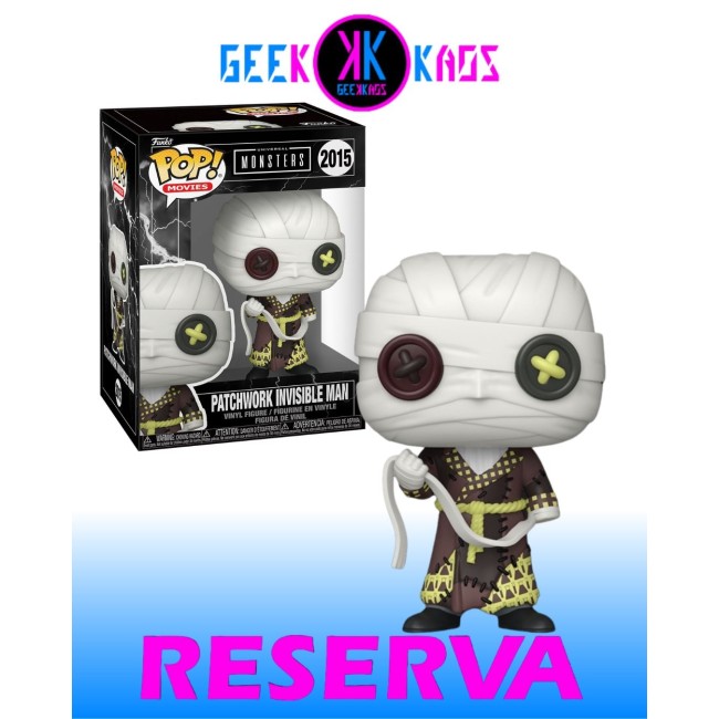 FUNKO POP! - MONSTERS - PATCHWORK INVISIBLE MAN 2015