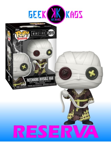 FUNKO POP! - MONSTERS - PATCHWORK INVISIBLE MAN 2015