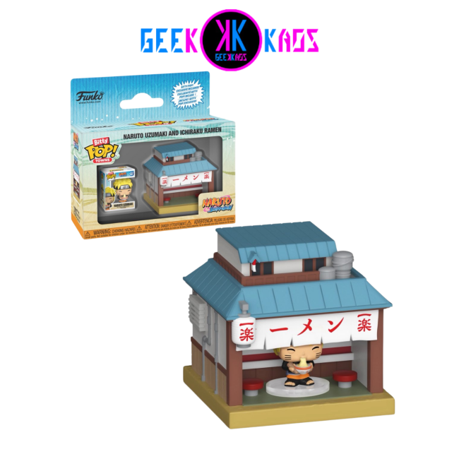 BITTY POP! TOWNS - NARUTO SHIPPUDEN - NARUTO UZUMAKI AND ICHIRAKU RAMEN