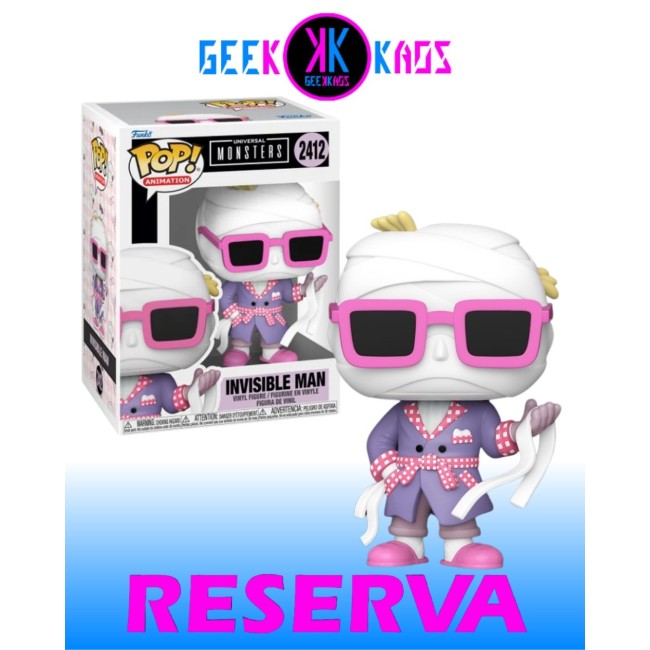 FUNKO POP! - MONSTERS - INVISIBLE MAN 2412