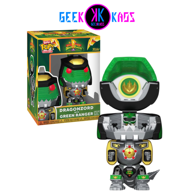 BITTY POP! BITTY BOT - POWER RANGERS - DRAGONZORD WITH GREEN RANGER
