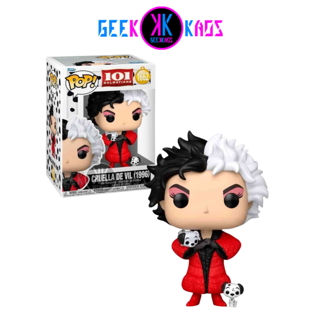 FUNKO POP - 101 DALMATIANS - CRUELA DE VIL (1996)  1662