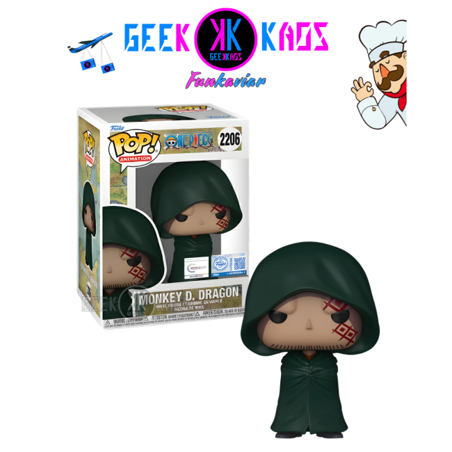 FUNKO POP! - ONE PIECE - MONKEY D. DRAGON 2206 (CHRONO TOYS)
